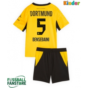 Borussia Dortmund Ramy Bensebaini #5 Replik Heimtrikot Kinder 2026-27 Kurzarm (+ Kurze Hosen)
